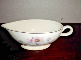 1950 Brym Mawr Floral Gravy Dish Boat    - $18.80