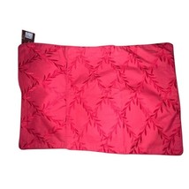 Pottery Barn Outlet Red Josephine Pillow Shams Embroidered Leaves 18 X 1... - $277.73 MXN