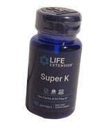 Life Extension Super K with Advanced K2 Complex (MK-7) 90 Softgels Exp 0... - £17.83 GBP