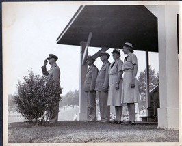 WWII US Naval Training School (WR) Bronx Photo #28 WAVE Officers at Ceremony - £15.53 GBP