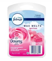 Febreze Wax Melts, April Fresh Downy, 6 Count Wax Cubes, 2.75 Oz - £8.75 GBP