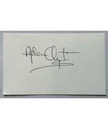 Adam Clayton of U2 Signed Autographed 3x5 Signature Page - $1,008.92 MXN