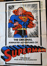 MAX FLEISCHER:(THE ANIMATED ADVENTURES OF SUPERMAN) RARE MOVIE POSTER* - $395.99