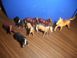 Horse Micro Minis Miniature Figures Lot of 8 Stallions, Mares, and Foals Loose - £11.20 GBP