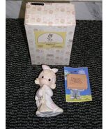 Precious Moments 1984 “Isn&#39;t He Precious” E-5379 Girl W Broom Orig Box - $12.70 CAD