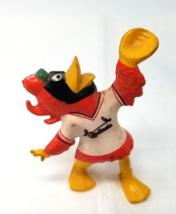 Figurine Fredbird St. Louis Cardinals Catching Flyball Plastic 1980s - $15.15
