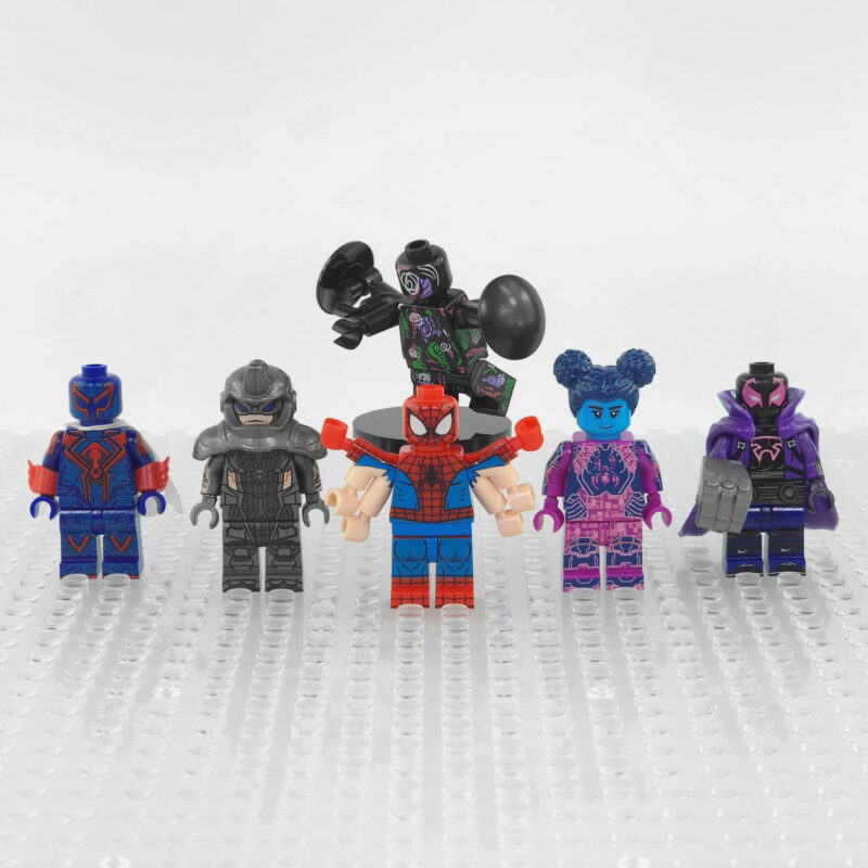 Primary image for Spider-Man Miguel O'Hara Prowler Rhino Spot Spider-Byte 6pcs Minifigures Toy