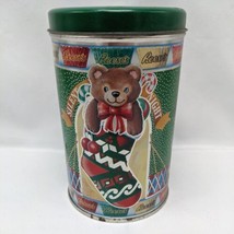 Vintage 1990 Reeses Peanut Butter Cups Holiday Classic Series Canister #2 Tin - £15.41 GBP