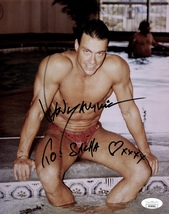J EAN Claude Van Damme Autographed Hand Signed 8x10 Vintage Photo Jsa Certified - £279.12 GBP