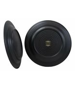 Contemporary Round 11.75&quot;D Matte Black Melamine Extra Large Dinner Plate... - €75,49 EUR