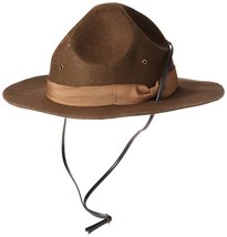 Jacobson Hat Company Men&#39;s Wool Felt Mountie, Brown, Adult Large - £33.02 GBP