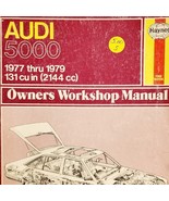 Audi 5000 Haynes Owner Workshop Repair Manual 1977-1979 Vintage PB BKBX10 - $68.37 CAD