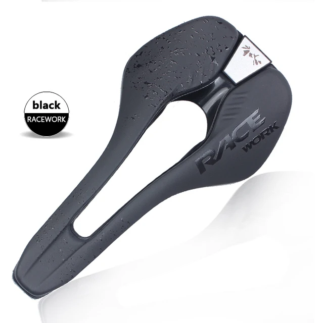 Racework Mtb Saddle Mountain Road Bike Seat Bicycle Painless Comfortable leather - £105.46 GBP