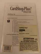 CardShop Plus! Deluxe CD-ROM for Windows 3.1 to XP Brand New Factory Sealed OEM - $14.99