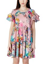 Aniye By Women Dress - S Pink Short Elegant Designer Fashion Dress - $205.50 CAD