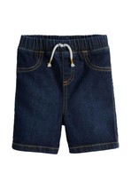 Baby Boy Jumping Beans Size 24 Months Pull On Denim Shorts Dark Blue - £4.74 GBP