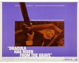 1968 Dracula Has Risen From The Grave Movie Poster 11X17 Transylvania  - $11.58