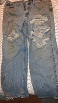Vintage Distressed LEE Jeans 36x29 straight leg, relaxed fit .. 1990&#39;s?  1-owner - £10.19 GBP