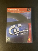 Gran Turismo 3 A-spec (Sony PlayStation 2, 2002) PS2 Complete Tested - $8.60