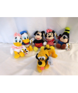 Disney Mouseketoys Donald Daisy Minnie Mickey Goofy Pluto Plush Beanie D... - $934.11 MXN