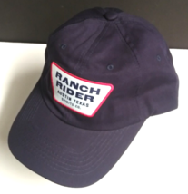 Ranch Rider Spirits Co Austin Texas Promo Navy Cap Hat w/ Trucker Patch ... - £15.62 GBP