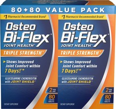 Osteo Bi-Flex® Triple Strength 80ct x 2 Coated Tablets Joint Health &amp; Su... - $59.39