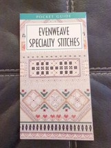 Evenweave Specialty Stitches Pocket Guide Laminated Folded Booklet Chart 1999 - £7.56 GBP