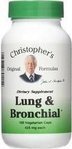 Dr. Christopher&#39;s Lung &amp; Bronchial Formula - Lung Cleanse for Smokers - Supports - £22.29 GBP