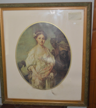 Jean-Baptiste Greuze (1725-1805) &quot;The Broken Pitcher&quot; Vtg.  LITHOGRAPH - £458.72 GBP