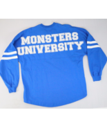 Disney Monsters University Spirit Jersey Adult Medium Blue MU Parks Tee ... - $28.45