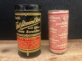 Vintage Zenith Tibet Almond Stick Furniture Radio Cabinet Scratch Remover in Tin - £4.35 GBP