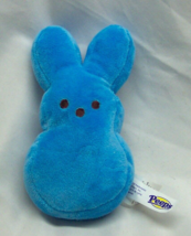 Just Born Peeps SOFT BLUE BUNNY PEEP 6&quot; Plush STUFFED ANIMAL Toy 2019 Candy - £11.68 GBP