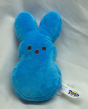 Just Born Peeps SOFT BLUE BUNNY PEEP 6&quot; Plush STUFFED ANIMAL Toy 2019 Candy - £11.63 GBP