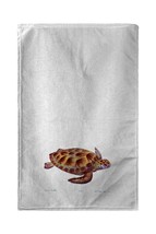 Betsy Drake Green Sea Turtle Kitchen Towel - £23.48 GBP