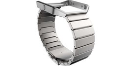 Fitbit Flamber Métal Accessoire Bande - Argent - £38.93 GBP