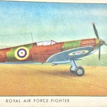 Airplane Wings Historic Royal Air Force Fighter Card Tobacco Cigarette O... - £9.43 GBP
