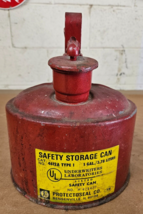 VINTAGE Protectoseal SAFETY CAN 1 gallon type 1 no. 4612a gas station oi... - $82.87