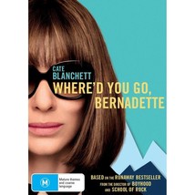 Where&#39;d You Go, Bernadette DVD | Cate Blanchett | Region 4 &amp; 2 - $11.33