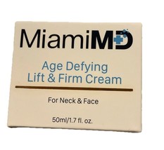 MiamiMD Miami MD Age Defying Lift &amp; Firm Cream For Neck &amp; Face 50ml/1.7o... - $39.55