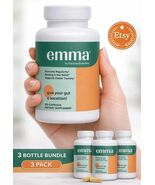 3 Pack Emma Gut Health Support Supplement  Digestive Wellness Capsules - $28.00