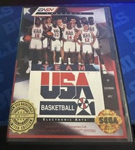 Sega Genesis Team Usa Basketball Limited Edition Video Game W Box &amp; Manual Cib - £20.16 GBP