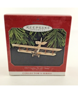 Hallmark Keepsake Ornament Sky&#39;s The Limit 1917 Curtiss JN-4D Jenny Vint... - $464.63 MXN