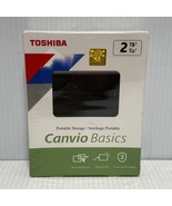 Toshiba Canvio Basics 2TB Portable External Hard Drive Black - €41,89 EUR