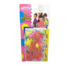 VINTAGE 1998 EXPRESSIONS HARRY ASH 24 COLORFUL BARRETTES ORIGINAL PACKAGE - $9.50