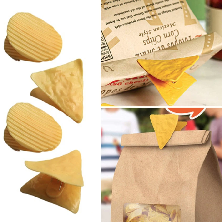 Play Potato Chips Clip Bag Clips Food Seal Clip Storage Snack Sealing Clip Food  - £23.18 GBP