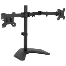 Vivo Dual Monitor Mount Free-Standing Double Arm Joint For Screens Up To 32" - £72.33 GBP
