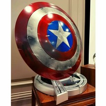 22&#39;&#39; Captain America’s Shield Metal 1:1,MCU Captain America Shield Movie... - £133.06 GBP