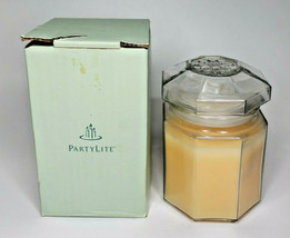 PartyLite Home Scentiments Glass Jar Candle New Coconut Cream P6C/B1413 - $34.99