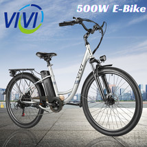 500W 48V Electric Bike 26'' eBike Commuting Bicycle SHIMANO 7Speed Cruiser Bike/ - $923.99