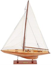 Model Yacht Watercraft Traditional Antique Columbia Large Rosewood Wood ... - £460.50 GBP